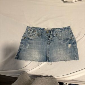 Denim Mini Skirt